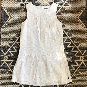 NWT - Nautica - Girls White Eyelet Dress